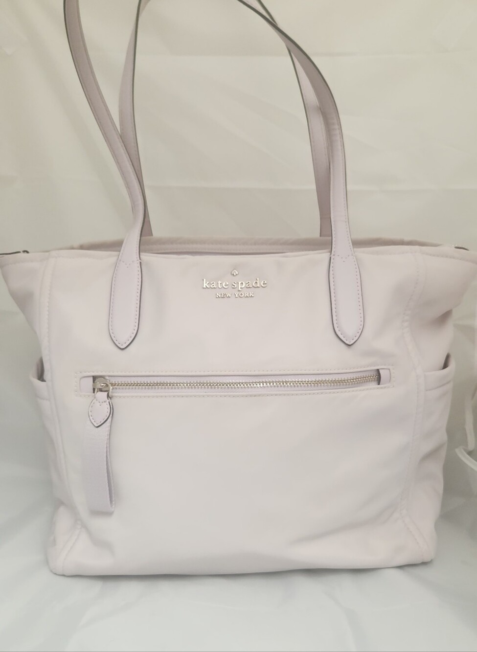 kate spade Pale Purple Nylon Diaper Bag with Many Pockets - Picture 11 of 16